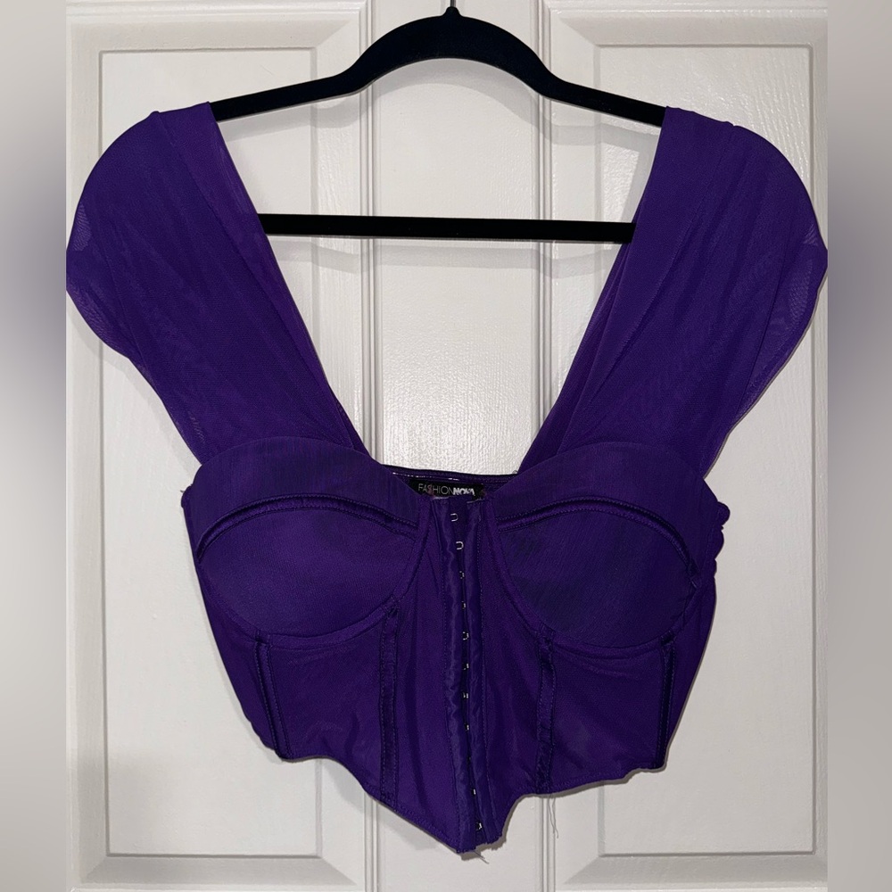 Purple corset